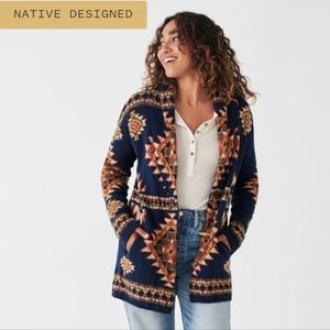 Faherty B. Yellowtail Lodge Cardigan